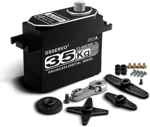 35kg Brushless RC Servo with Full Metal Gears, IP67 Waterproof High Torque 35kg Brushless RC Servo with Full Metal Gears, IP67 Waterproof High Torque