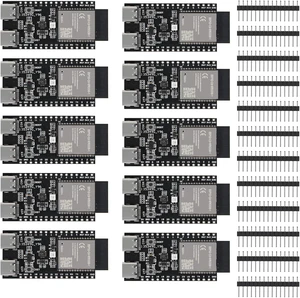 10-Pack ESP32-C6-DevKitM-1 Development Board, Dual Core Type-C with Wi-Fi & BLE 10-Pack ESP32-C6-DevKitM-1 Development Board, Dual Core Type-C with Wi-Fi & BLE