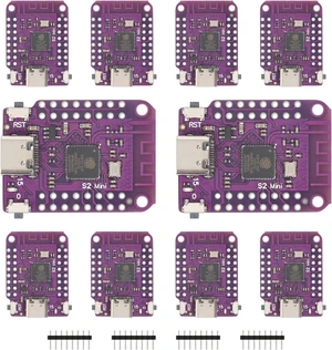 10-Pack ESP32-S2 Mini V1.0.0 WiFi Board, ESP32-S2FN4R2 10-Pack ESP32-S2 Mini V1.0.0 WiFi Board, ESP32-S2FN4R2