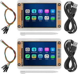 2-Pack 2.8" ESP32 Display with ILI9341 Driver & Acrylic Case, 240x320 Resistive Touchscreen 2-Pack 2.8" ESP32 Display with ILI9341 Driver & Acrylic Case, 240x320 Resistive Touchscreen