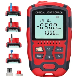 A-M1315 Optical Light Source, 1310/1550nm Single Mode with RJ45 Cable Tester, SC/FC/ST A-M1315 Optical Light Source, 1310/1550nm Single Mode with RJ45 Cable Tester, SC/FC/ST