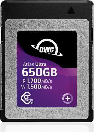 OWC Atlas Ultra 650GB High-Performance CFexpress Type B Memory Card, OWCCFXB2U0650