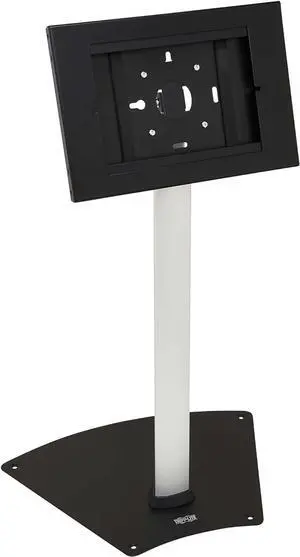 Tripp Lite Secure Tablet Kiosk Mount Floor Stand for iPad & Android, Anti-Theft Lock & Keys Included, Supports 9.7 to 10.5 Tablets, Pads Protect from Scratches