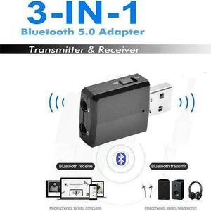 3 in 1 USB Bluetooth 5.0 Audio Transmitter/Receiver Adapter For TV PC CAR #37