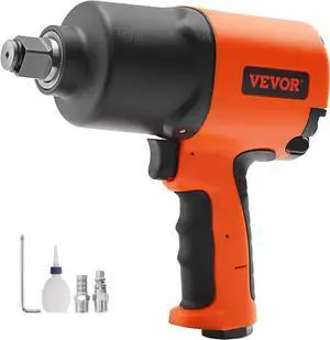 Air Impact Wrench, 3/4-Inch Drive Air Impact Gun, Up to 1870ft-lbs Nut-busting Torque, Composite Pneumatic Impact Wrench for Auto Repairs and Maintenance Heavy Duty