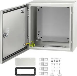 12x12x6'' Carbon Steel Electrical Enclosure IP65 Wall Mount Junction Box