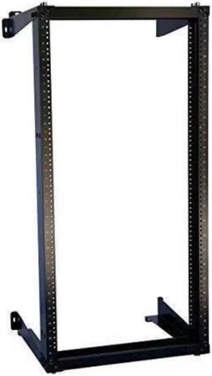 22U Wall Mount Open Frame 19'' Server Equipment Rack Threaded 15 inch depth Blac