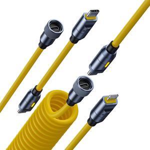 Lightning & USB C Cable Set, 240W 8 in 1 USB C to USB C Cable and MFi Certified Lightning Cable Set, PD3.1 Type C Fast Charging Cable Cord Compatible with iPhone 15, MacBook, iPad Pro, Galaxy