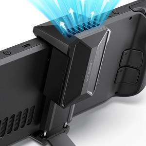 Cooling Fan for Steam Deck/Steam Deck OLED, Steam Deck Cooler with Steam Deck Accessories, Innovative Cooling Fan with Stand Compatible for Steam Deck/Steam Deck OLED-GP0201