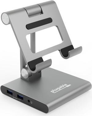 USB-C Dock with Stand 100W Hub, for Windows, iPadOS, Phones and Tablets