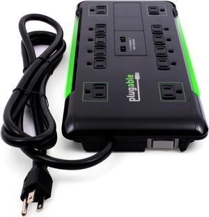 Surge Protector Power Strip with USB, 12 AC Outlets, 6ft Extension Cord