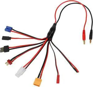 8 IN 1 RC Lipo Battery Charger Adapter Connector Splitter Octopus Convert Cable