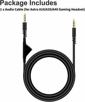 2M Replacement Audio Cable Cord Volume Control for Astro A10 A40 Gaming Headset
