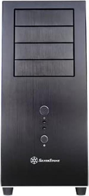 SilverStone Temjin Series SST-TJ04B-E Black Aluminum front panel, steel body ATX Mid Tower Computer Case