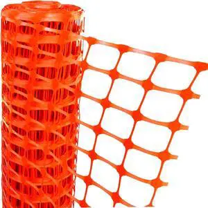 Plastic Construction Fencing 250 Feet Orange Netting Barrier Safety Mesh Snow Fence Roll