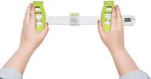 Push & Hang Pro Picture Hanging Tool Kit with Nails and Level for Wall Art Pictures Frames Green PHLA-18