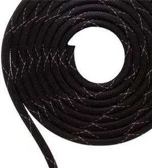 1/4" Flame Retardant PET Expandable Braided Flexible Cable Sleeve - 200 Feet - Black