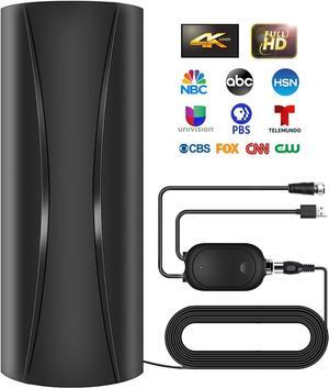 880+ Miles Range TV Antenna, Digital TV Antenna Indoor with Amplifier and Signal Booster, Portable HD Antenna for TV Indoor Outdoor for Smart TV and Old TVs - 36ft Coax Cable - Support 4K 1080p