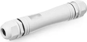 Outdoor IP67 Waterproof Gigabit PoE Passthrough Switch, 1 PoE in 1 PoE Out Extender, IEEE802.3af/at PoE Powered 30W, 10/100/1000Mbps Ethernet, Wall Mount Plug and Play