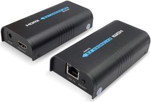 LKV373A 1080P HDMI Extender 365ft/120M Over Single Cat5 /Cat6 /Cat7 Ethernet Network and LAN Router/Switcher for HD STB,DVD,PS3, etc Supports TCP/IP by Ethernet