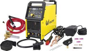 Weldpro Digital TIG 200GD AC DC 200 Amp Tig/Stick Welder with Pulse CK 17 Worldwide Superflex Torch 3 Year Warranty Dual Voltage 220V/110V welding machine