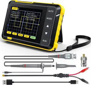 DSO152 Oscilloscope - 2.8" TFT Handheld Digital Oscilloscope Kit Portable Automotive Oscilloscope, 2.5MS/s High Sampling Rate, 200KHz Bandwidth, Trigger Function Auto/Nomal/Single