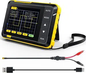 DSO152 Oscilloscope - 2.8" TFT Handheld Digital Oscilloscope Kit Portable Automotive Oscilloscope, 2.5MS/s High Sampling Rate, 200KHz Bandwidth, Trigger Function Auto/Nomal/Single(Standard)