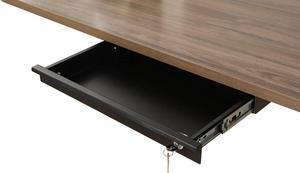 Pull-Out Desk Drawer - Office Storage Organizer Mounts Easily, Space-Saving Slide-Out drawer for Under Desk (24.4 in Internal Width)