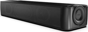 Stage SE Under-Monitor Soundbar with USB Digital Audio and Bluetooth 5.3, Clear Dialog and Surround by Sound Blaster, Powered via Adapter