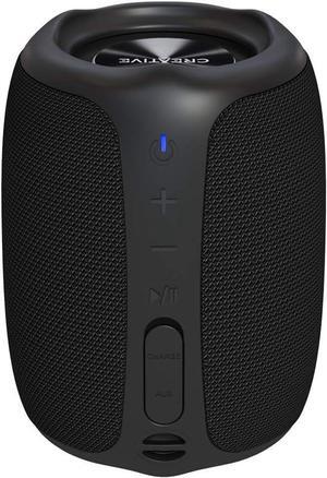 Portable Bluetooth 5.0 Speaker, IPX7 Waterproof for Outdoors, Up to 10 Hours of Battery Life, with Siri and Google Assistant (Black)