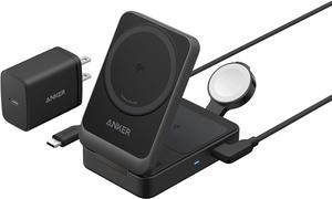 MagGo 3-in-1 Wireless Charging Station Qi2 Certified 15W MagSafe