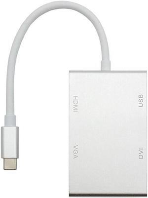 USB-C to HDMI / DVI / VGA External Graphics Video Card Adapter USB 3.0 4K x 2K