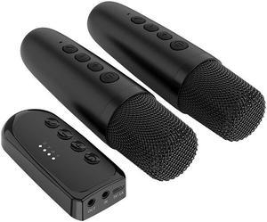 Wireless Karaoke Companion Machine Bluetooth Mic KTV DSP Mixer Amplifier