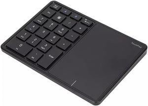 Rechargeable Numeric 22 keys Keypad With Touchpad Bluetooth 2.4G Wireles