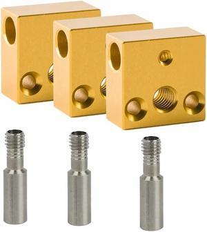 3D Printer Aluminum Heater Block with Stainless Steel Throat OEM Creality Ender