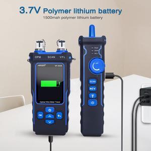 Network Cable Tester with Optical Power Meter VFL, CAT5 CAT6 Cable Toner Ethernet Cable Tester, RJ11 RJ45 Network Tester for Telephone, Ethernet, Video, PoE Tester Wire Tracer Fiber Tester