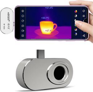 Thermal Camera Android, Thermal Imaging Camera Support Video Recording, 6 Color Palettes,Thermal Camera for Smartphone 160x120 IR/25HZ Infrared Thermal Imager