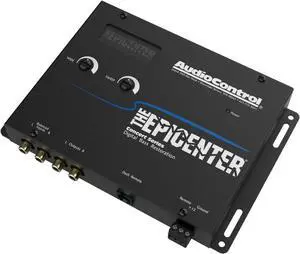 Epicenter Digital Bass Control Processor, Car Audio Enhancer with Wired Remote Control (Black)