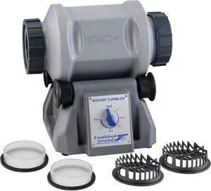 Platinum Series Rotary Tumbler with 7-Liter Capacity, Clear Viewing Lids, and Auto Shut-Off for Reloading, Cleaning and Wet Tumbling Brass Cases
