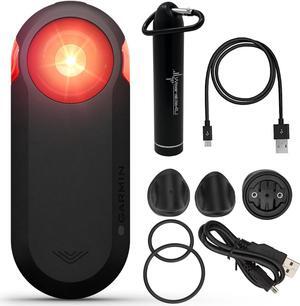 Wearable4U - Garmin Varia RTL515 Cycling Rearview Radar with Visual and Audible Alerts for Vehicles and Power Bundle