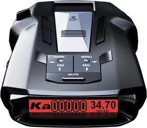 Cobra RAD 700i Laser Radar Detector with Premium Detection, AutoLearn Intelligence, Advanced Filtering, Drive Smarter App, Laser Eye Front/Rear Detection - Black