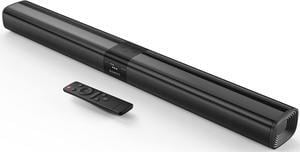 Sound Bars for Smart TV, 31-in Bluetooth TV Soundbar Speakers with HDMI-ARC, Optical AUX Connection, Crisp Sound and Easy Setup, Detachable Surround Sound System for TV, PC, Projector.