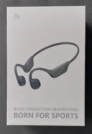 MRYTKY Bone Conduction Open-Ear Endurance Headphones - Black