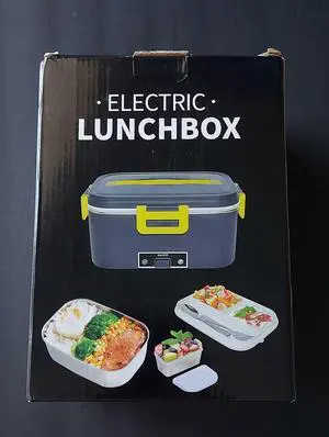 100W Electric Lunch Box Food Heater 1.8L Portable Food Warmer for Car Truck Home