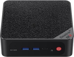 Peladn Desktop Mini PC HA4 AMD Ryzen 7 7735HS(16GB/512GB, Up to 4.75GHz)  Desktop Computer with W11 DDR5 Computer Support 4K Four Display/USB3/WiFi  6/BT5.2/2.5Gbps for Gaming 