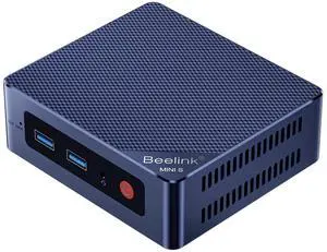 Beelink Mini PC N150 Intel 13th Gen (up to 3.6GHz), Mini S13 16GB DDR4 RAM 512GB SSD, Dual LAN 2.5G,WIFI 6,Bluetooth5.2