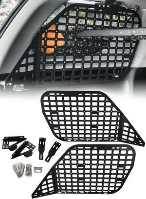 BAKOD MOLLE Storage Window Panel Shelf for 2010-2023 Toyota 4Runner Black  MSW100