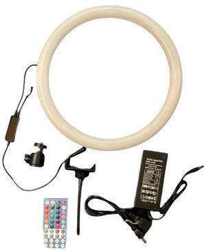 BAKOD 13" RGB 360 Ring Light by Revospin Ideal for Photobooths & Selfies with Adjustable Color Settings