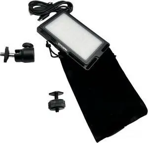 BAKOD LED Video Light CRI 96+ 3000K-6500K Dimmable with Type-C Charging Port
