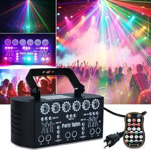 BAKOD 27-Eyes Laser Stage Light  RGB Rave Beam Show Projector for DJ, Disco, Party, Club, Bar, Parties, Rave